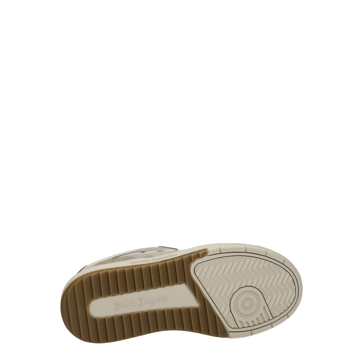 Palm Angels Beige Fabric Low Tops - SMARTMARTNZ