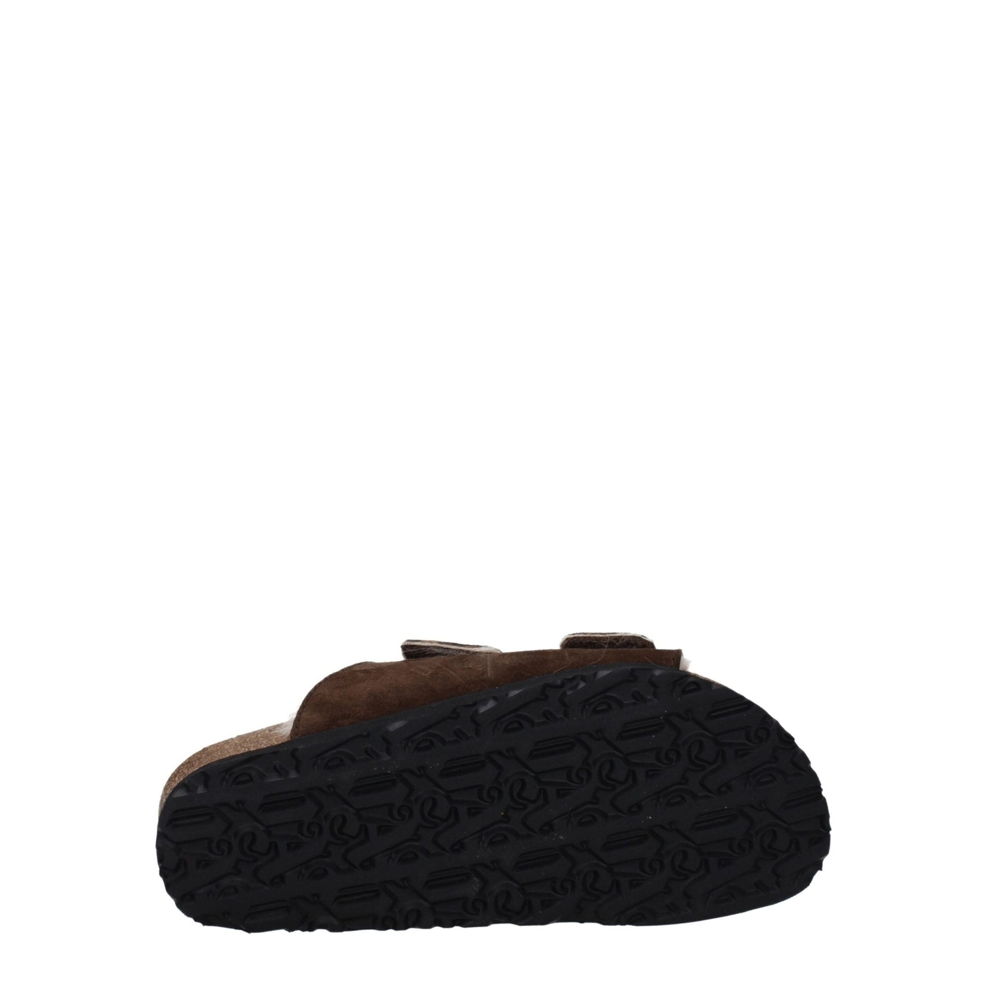 Palm Angels Brown Leather Slippers Sandals - SMARTMARTNZ