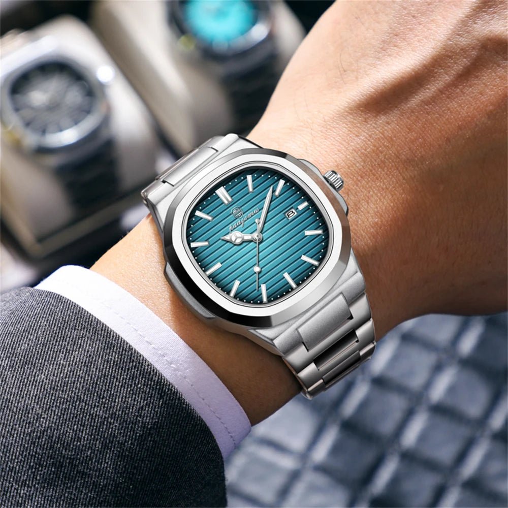 PENGAGAR Men’s Square Quartz Watch - SMARTMARTNZ