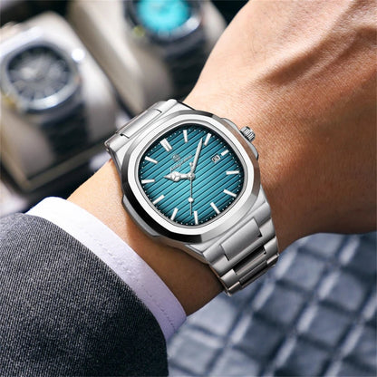 PENGAGAR Men’s Square Quartz Watch - SMARTMARTNZ