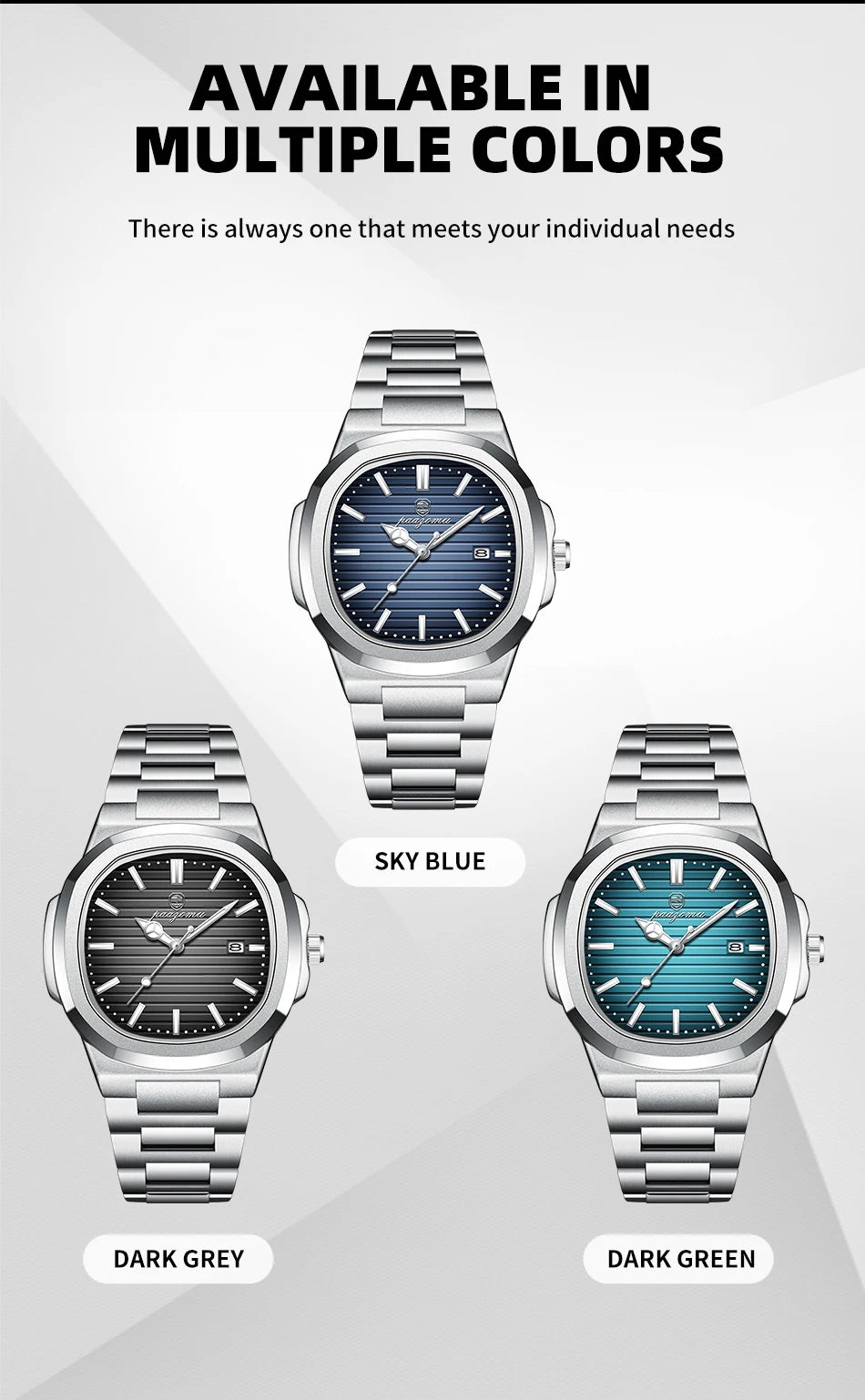 PENGAGAR Men’s Square Quartz Watch - SMARTMARTNZ