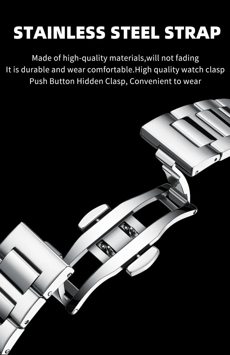 PENGAGAR Men’s Square Quartz Watch - SMARTMARTNZ