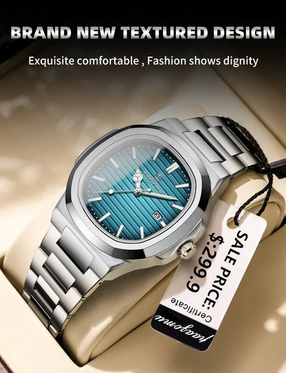 PENGAGAR Men’s Square Quartz Watch - SMARTMARTNZ