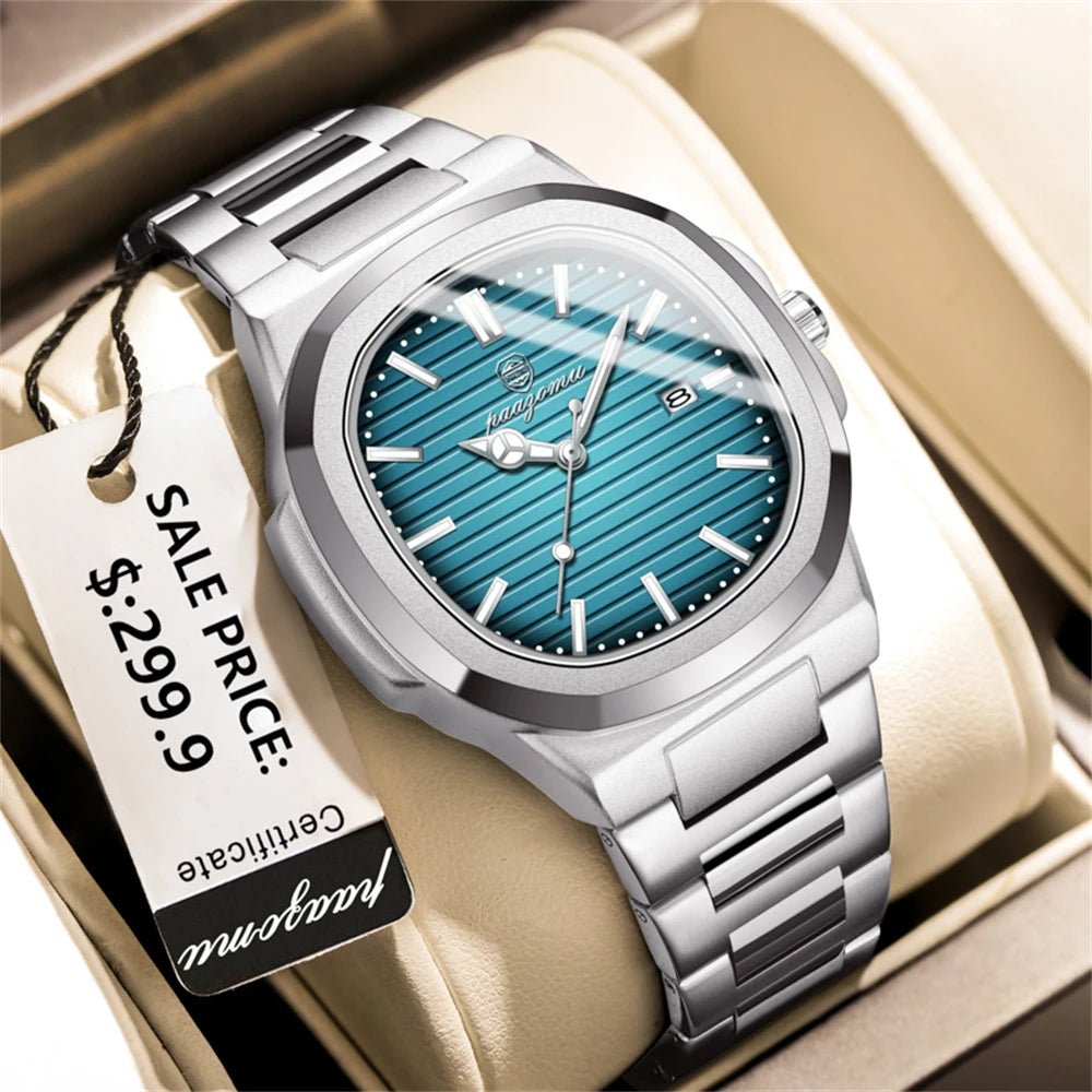 PENGAGAR Men’s Square Quartz Watch - SMARTMARTNZ