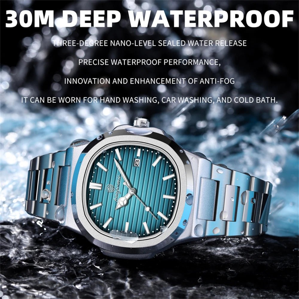 PENGAGAR Men’s Square Quartz Watch - SMARTMARTNZ