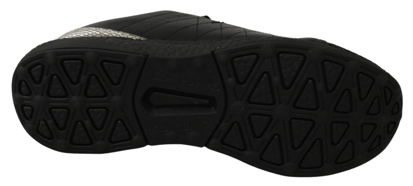 Philipp Plein Black Casual Running Sneakers Shoes - SMARTMARTNZ