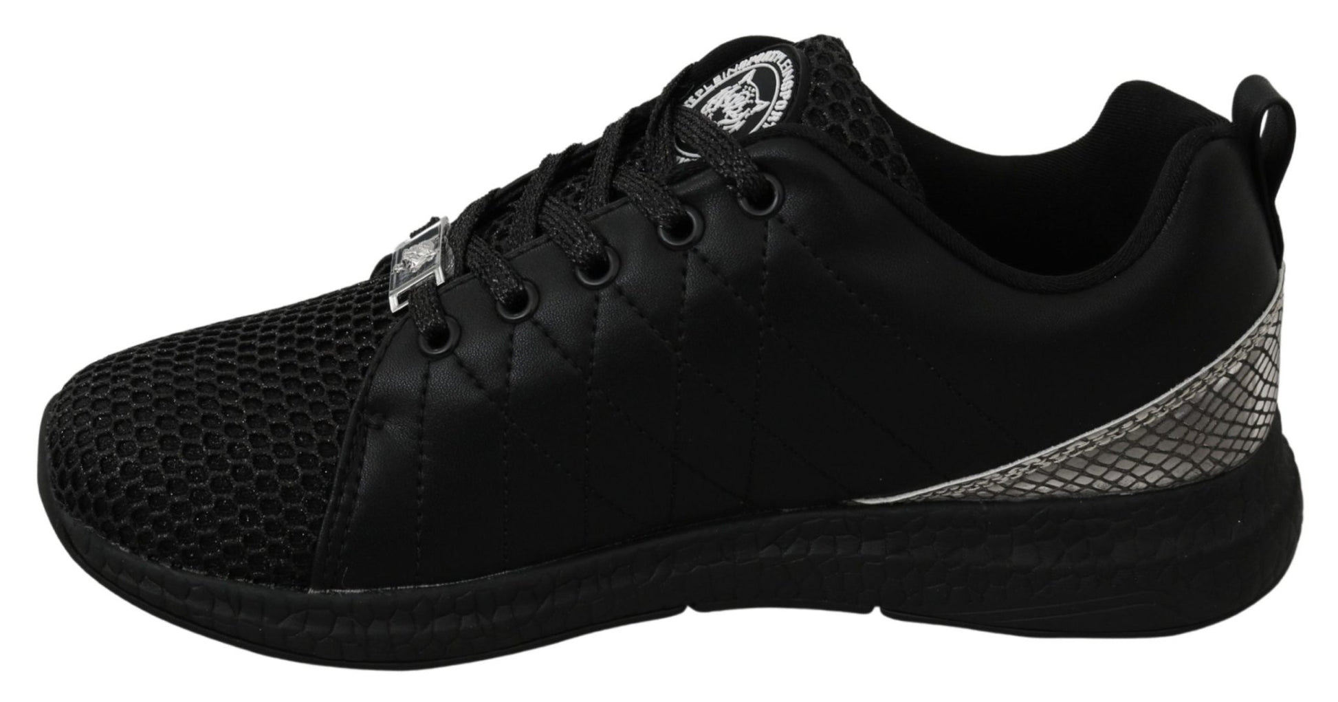 Philipp Plein Black Casual Running Sneakers Shoes - SMARTMARTNZ