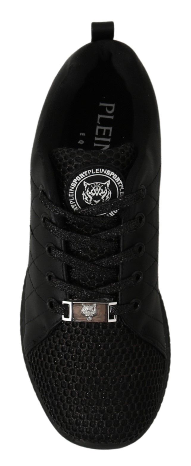 Philipp Plein Black Casual Running Sneakers Shoes - SMARTMARTNZ