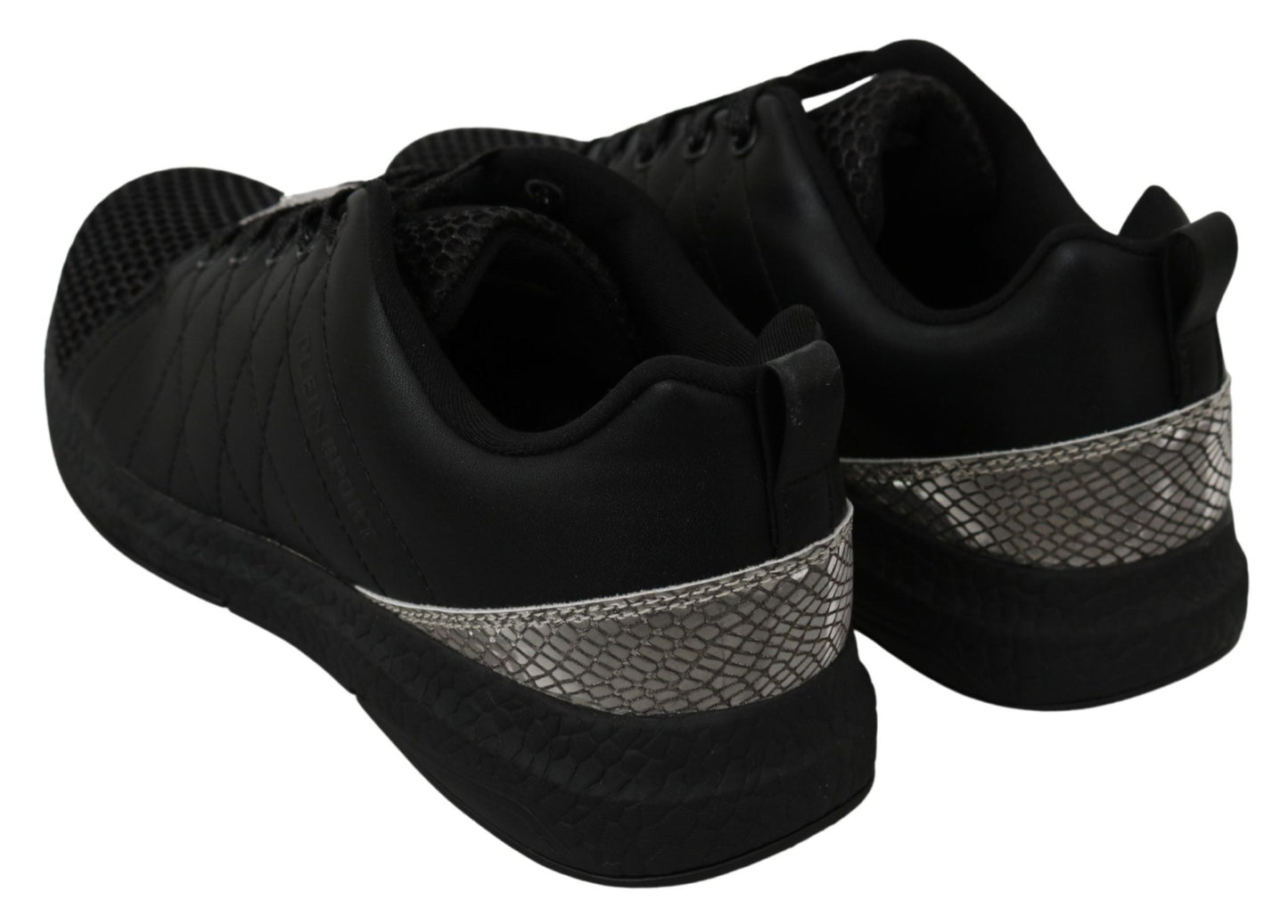 Philipp Plein Black Casual Running Sneakers Shoes - SMARTMARTNZ
