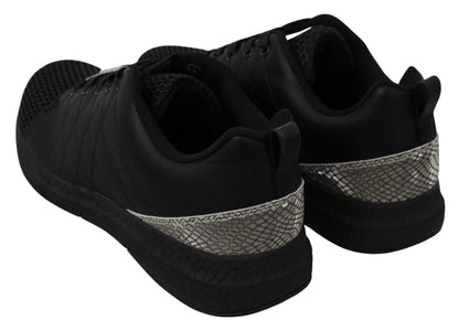 Philipp Plein Black Casual Running Sneakers Shoes - SMARTMARTNZ