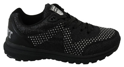 Philipp Plein Black Running Jasmines Sneakers Shoes - SMARTMARTNZ