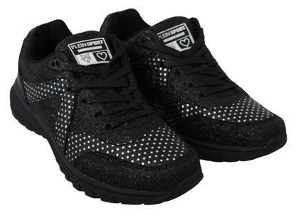 Philipp Plein Black Running Jasmines Sneakers Shoes - SMARTMARTNZ