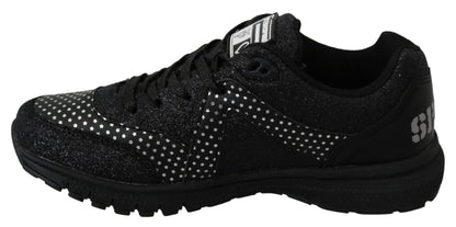Philipp Plein Black Running Jasmines Sneakers Shoes - SMARTMARTNZ