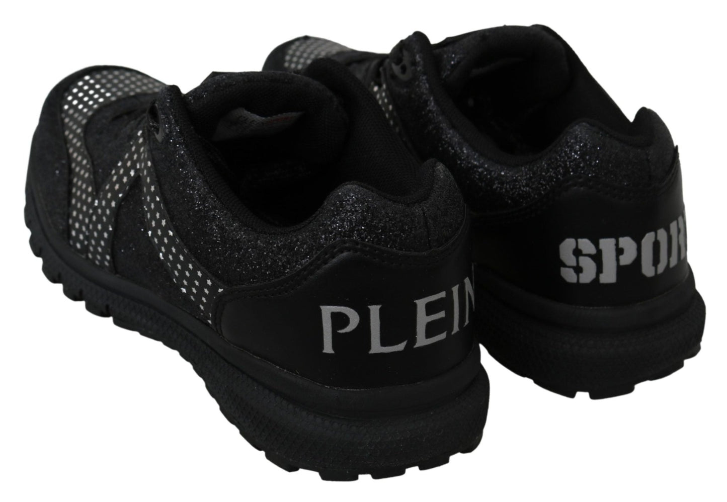 Philipp Plein Black Running Jasmines Sneakers Shoes - SMARTMARTNZ