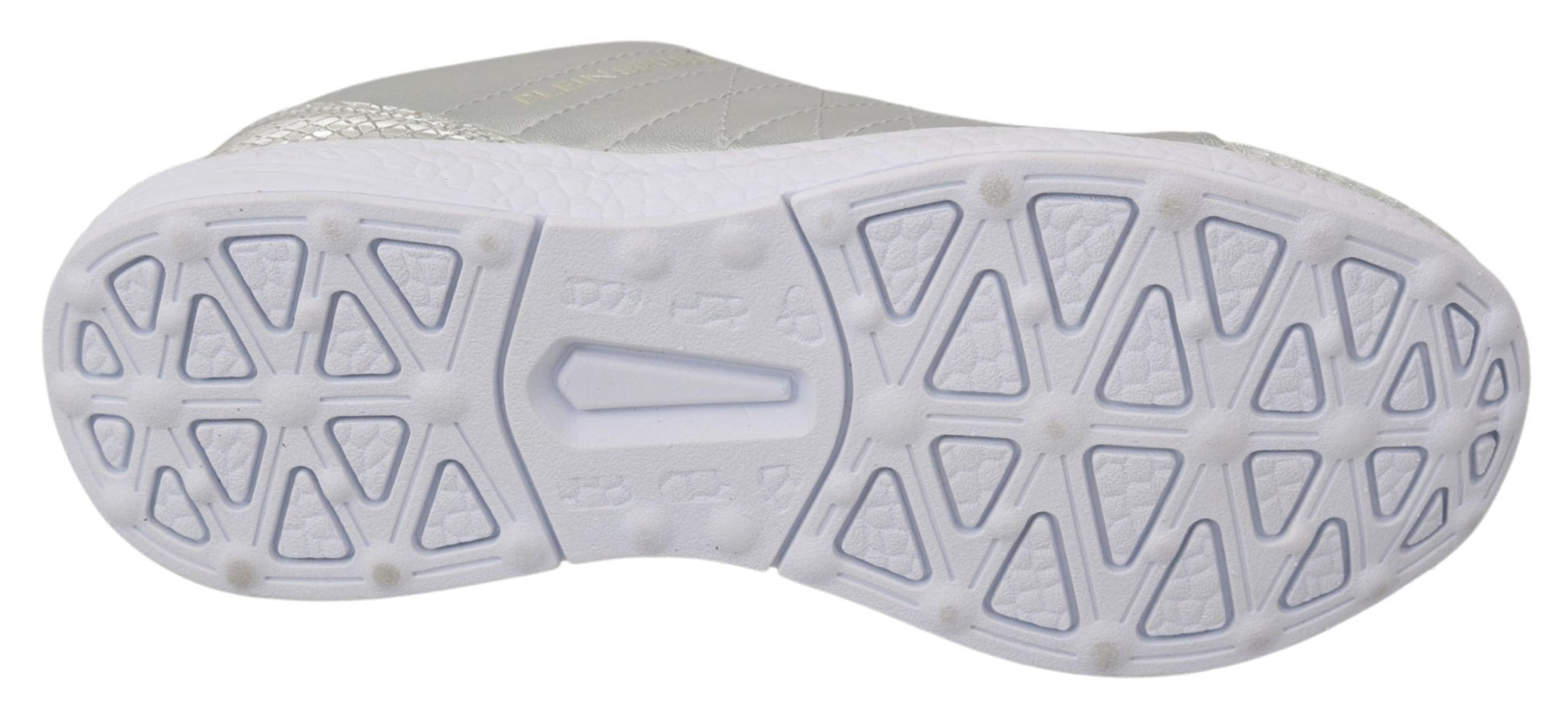 Philipp Plein Gisella Silver Polyester Sneakers Shoes - SMARTMARTNZ
