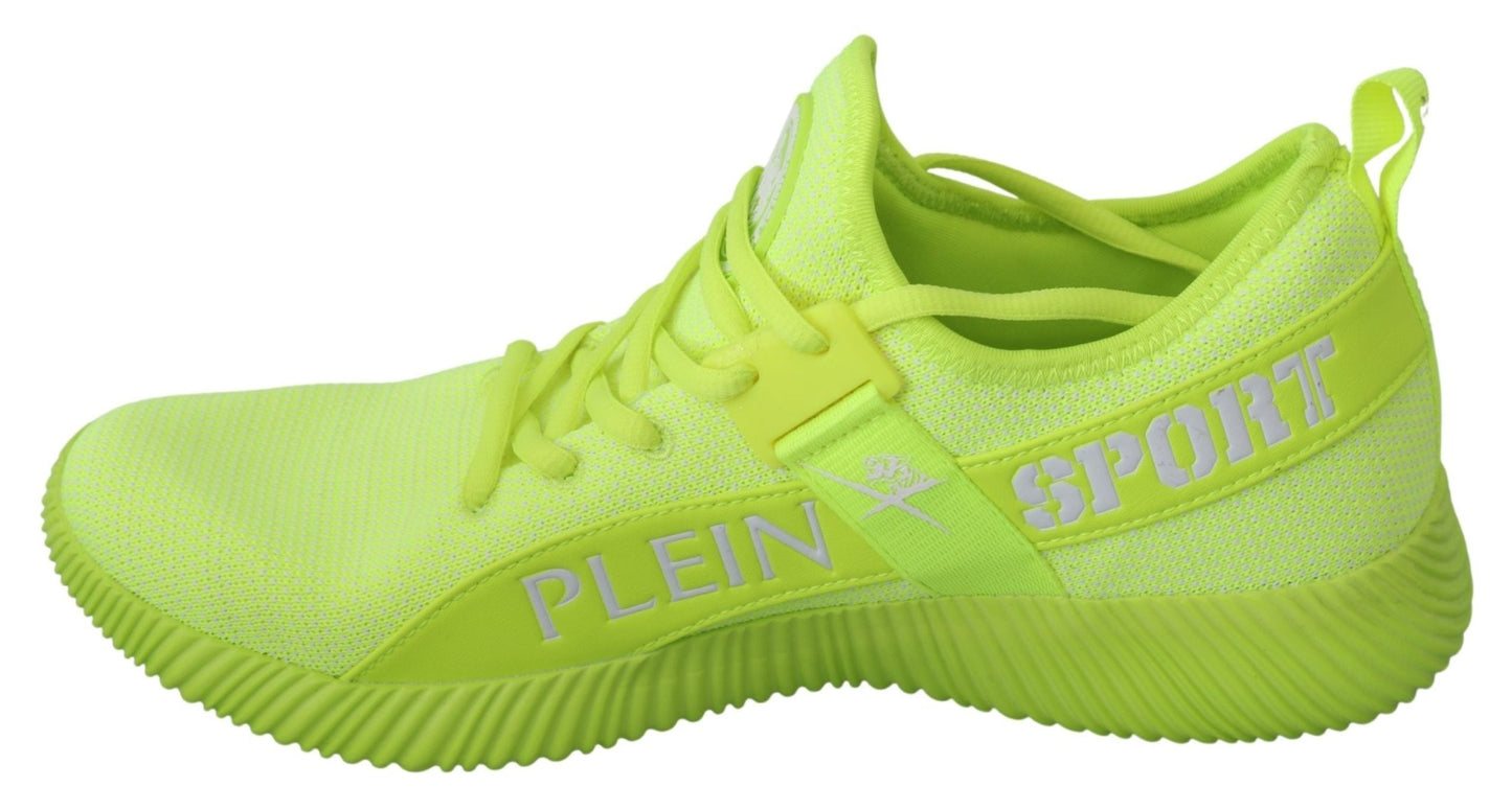 Philipp Plein Green CARTER Logo Hi - Top Sneakers Shoes - SMARTMARTNZ