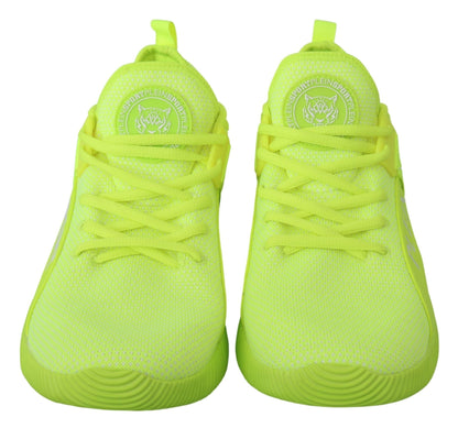 Philipp Plein Green CARTER Logo Hi - Top Sneakers Shoes - SMARTMARTNZ