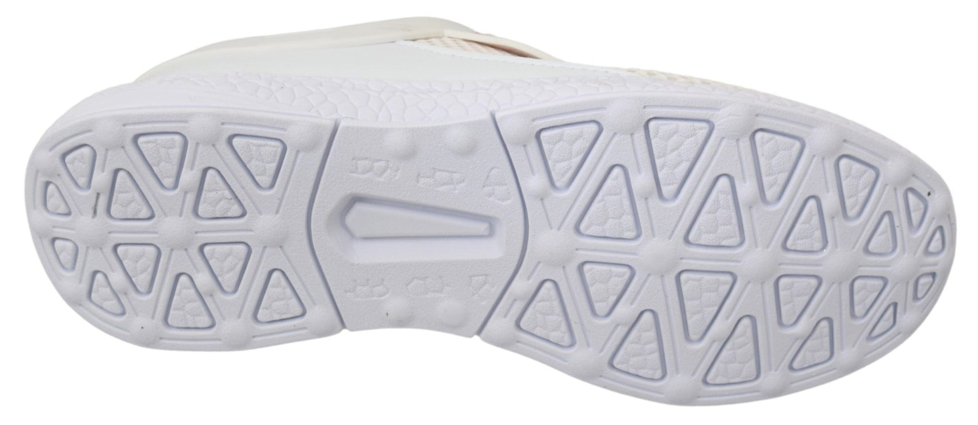 Philipp Plein White Pink Polyester Becky Sneakers Shoes - SMARTMARTNZ