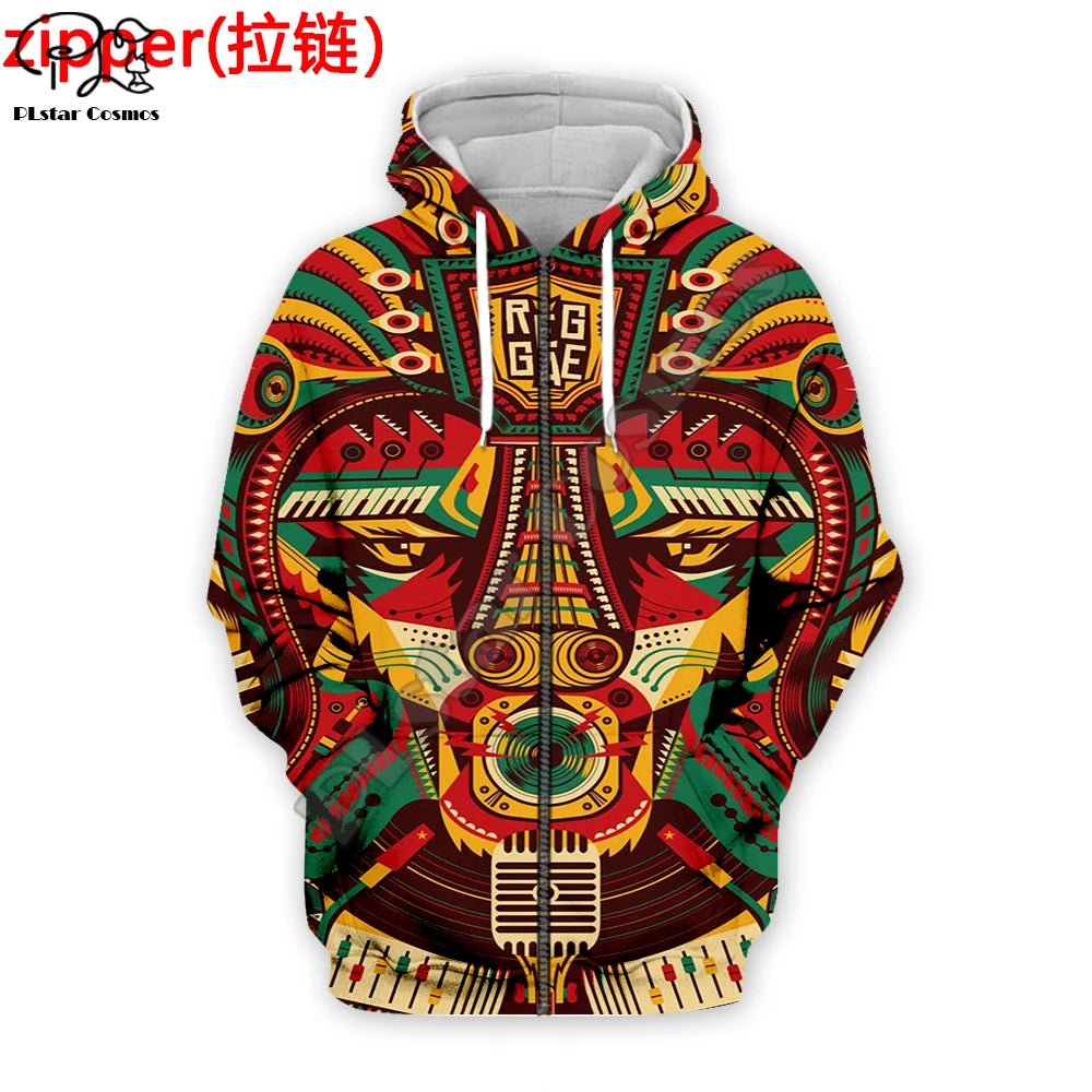 PLstar Cosmos Bob Marley 3D Print Hoodie – Reggae Legend Streetwear | Zipper Jacket or Sweatshirt for Men & Women - SMARTMARTNZ