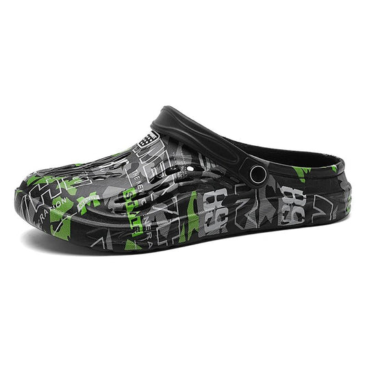 Plus Size Men’s Summer Slippers – Outdoor Thick Sole, Non - Slip EVA Beach Sandals & Garden Clogs (Up to Size 49 - SMARTMARTNZ