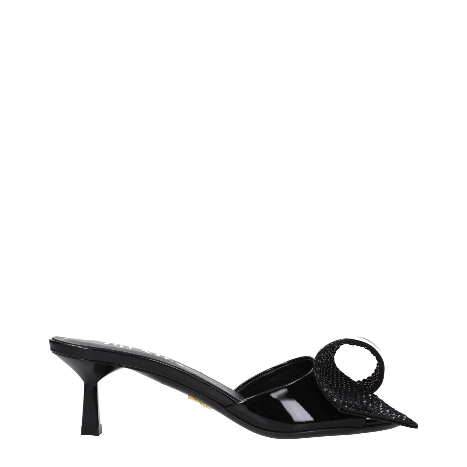 Prada Black Leather Sandals - SMARTMARTNZ