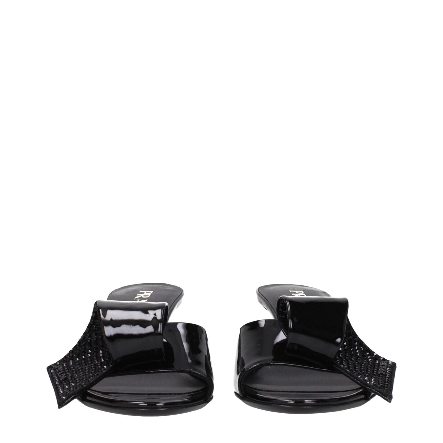 Prada Black Leather Sandals - SMARTMARTNZ