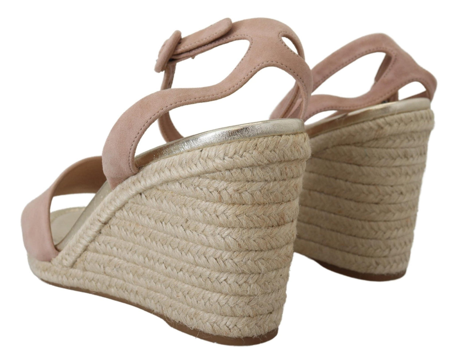 Prada Pink Suede Leather Ankle Strap Sandals - SMARTMARTNZ