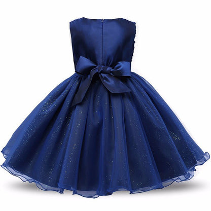 Princess Flower Girl Dress Summer Tutu Wedding Birthday Party Dresses - SMARTMARTNZ