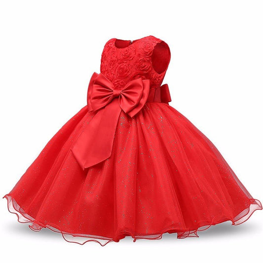 Princess Flower Girl Dress Summer Tutu Wedding Birthday Party Dresses - SMARTMARTNZ