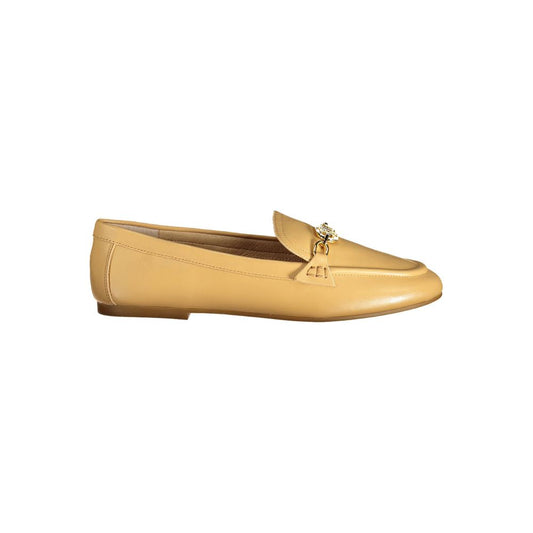 Ralph Lauren Beige Leather Flat Shoe - SMARTMARTNZ