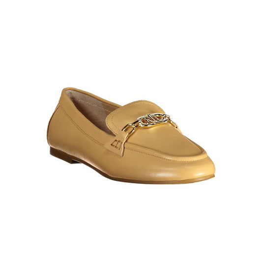 Ralph Lauren Beige Leather Flat Shoe - SMARTMARTNZ