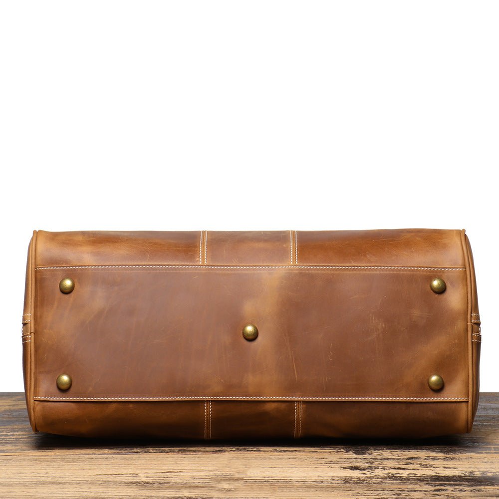 Retro New Men's Genuine Leather Portable Travel Bag - SMARTMARTNZ