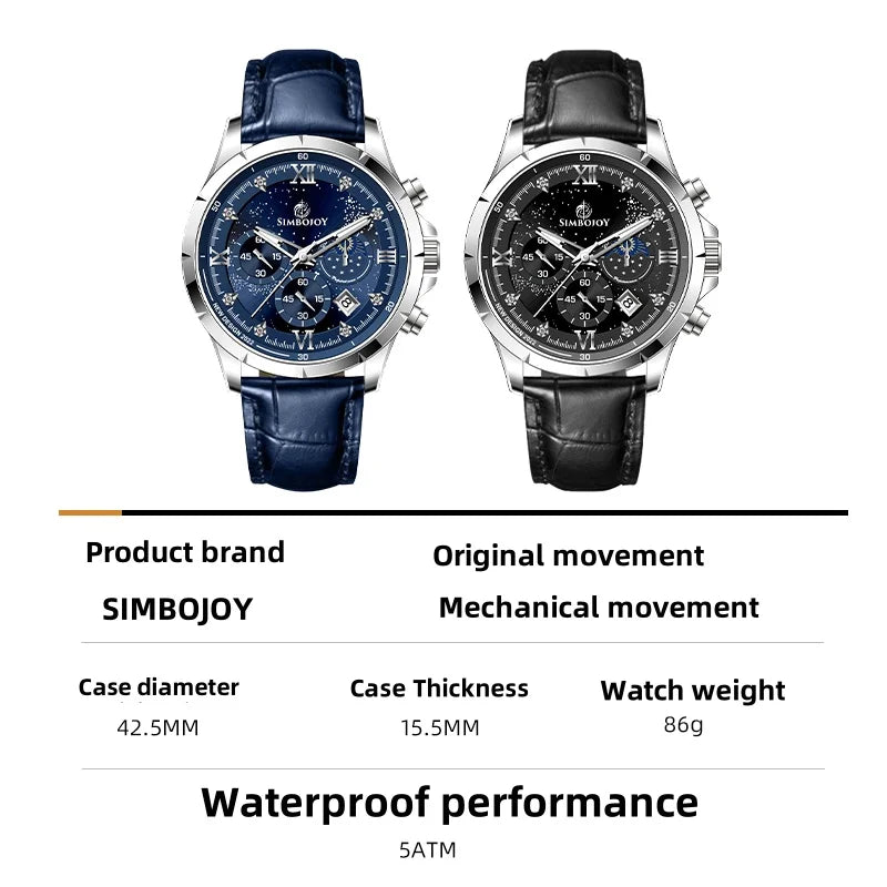 SIMBOJOY Men’s Luxury Quartz Watch - SMARTMARTNZ