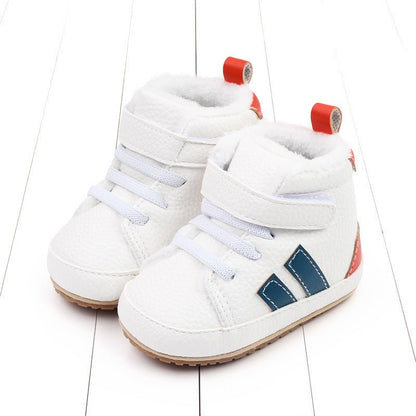 Sports Soft - sole Cotton Shoes High - top Baby Shoes Baby's Shoes - SMARTMARTNZ