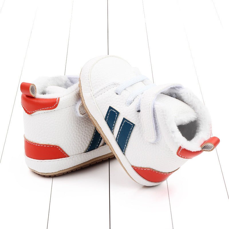 Sports Soft - sole Cotton Shoes High - top Baby Shoes Baby's Shoes - SMARTMARTNZ