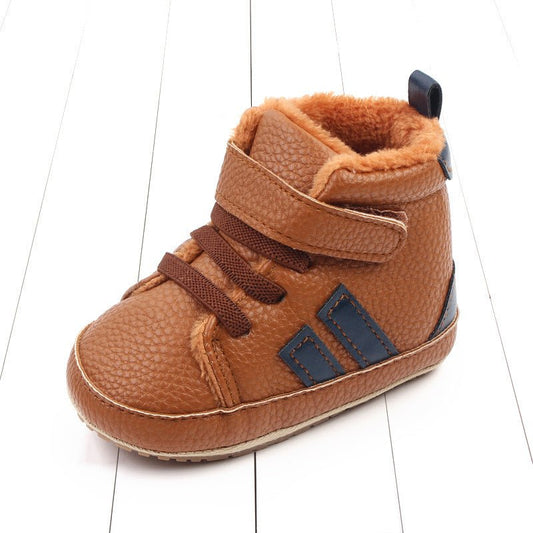 Sports Soft - sole Cotton Shoes High - top Baby Shoes Baby's Shoes - SMARTMARTNZ