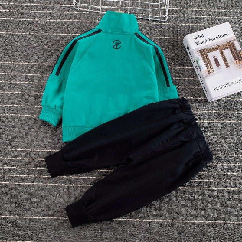 Sports Style Striped Two - piece Children's Clothing Children's Boys And Baby Casual Suits - SMARTMARTNZ