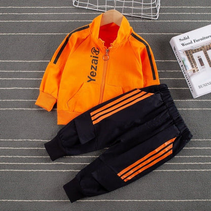 Sports Style Striped Two - piece Children's Clothing Children's Boys And Baby Casual Suits - SMARTMARTNZ