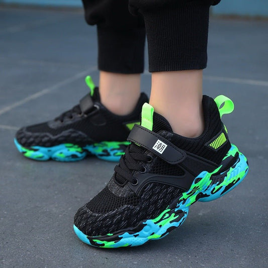 Spring And Summer Mesh Children's Sports Shoes Non - slip Boys Shoes - SMARTMARTNZ