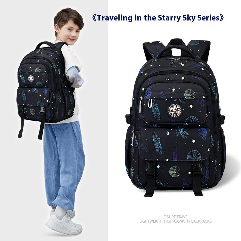 Starry Sky School Backpack – Fun & Durable for Kids - SMARTMARTNZ