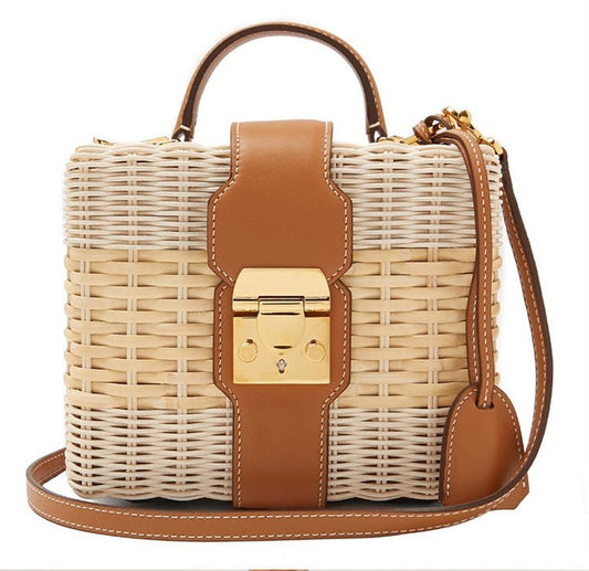 Straw Crossbody Bag – Perfect for Vacation & Beach Days Lightweight, Breezy & Stylish Summer Essential - SMARTMARTNZ