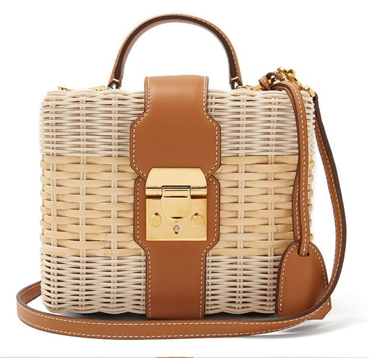 Straw Crossbody Bag – Perfect for Vacation & Beach Days Lightweight, Breezy & Stylish Summer Essential - SMARTMARTNZ
