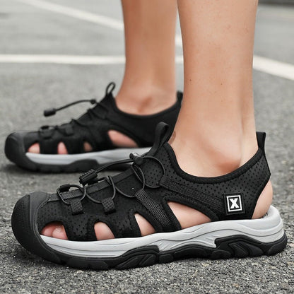 Stylish Breathable Pump Sandals – Summer Lightweight Fit Perfect for City Walks, Travel & Everyday Ease - SMARTMARTNZ