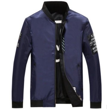 Stylish Men’s Reversible Flight Jacket Perfect for Autumn & Winter Outdoors - SMARTMARTNZ