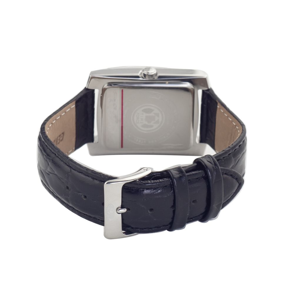Time Force Black Leather Watch - SMARTMARTNZ