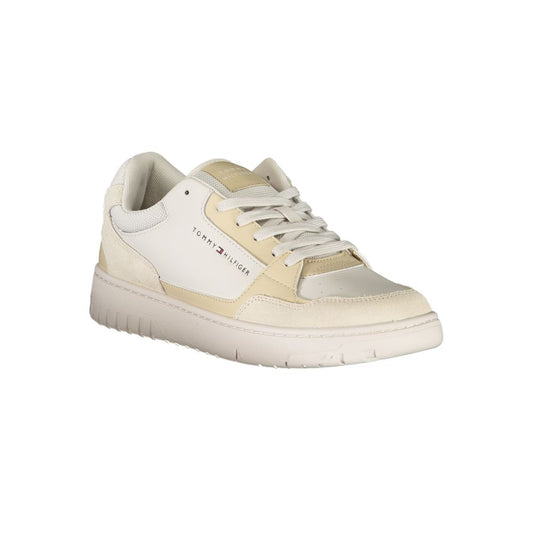 Tommy Hilfiger Beige Polyethylene Men Sneaker - SMARTMARTNZ