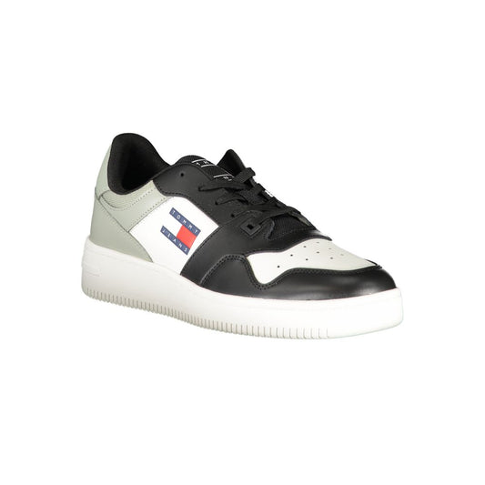 Tommy Hilfiger Black Polyester Sneaker - SMARTMARTNZ