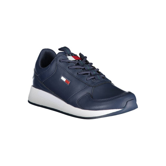 Tommy Hilfiger Blue Polyethylene Men Sneaker - SMARTMARTNZ
