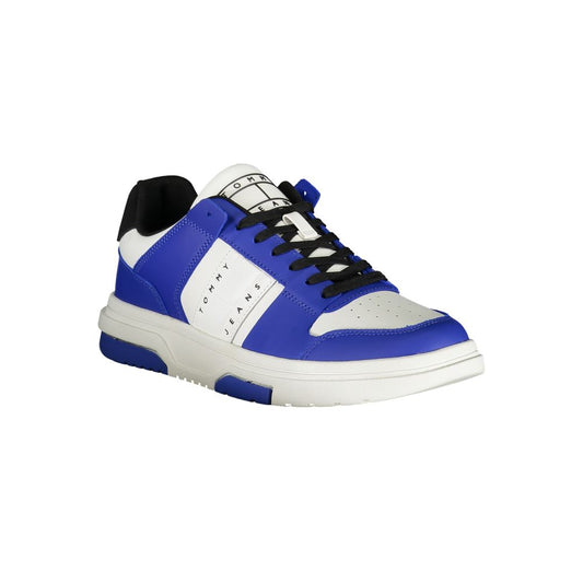 Tommy Hilfiger Blue Polyethylene Men Sneaker - SMARTMARTNZ