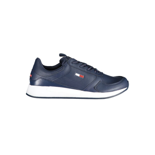 Tommy Hilfiger Blue Polyethylene Men Sneaker - SMARTMARTNZ